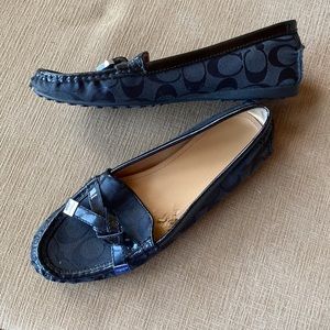 Coach New York Signature Print Loafer Shoe